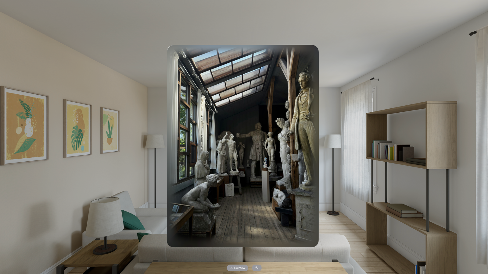 Expressif on visionOS — Home