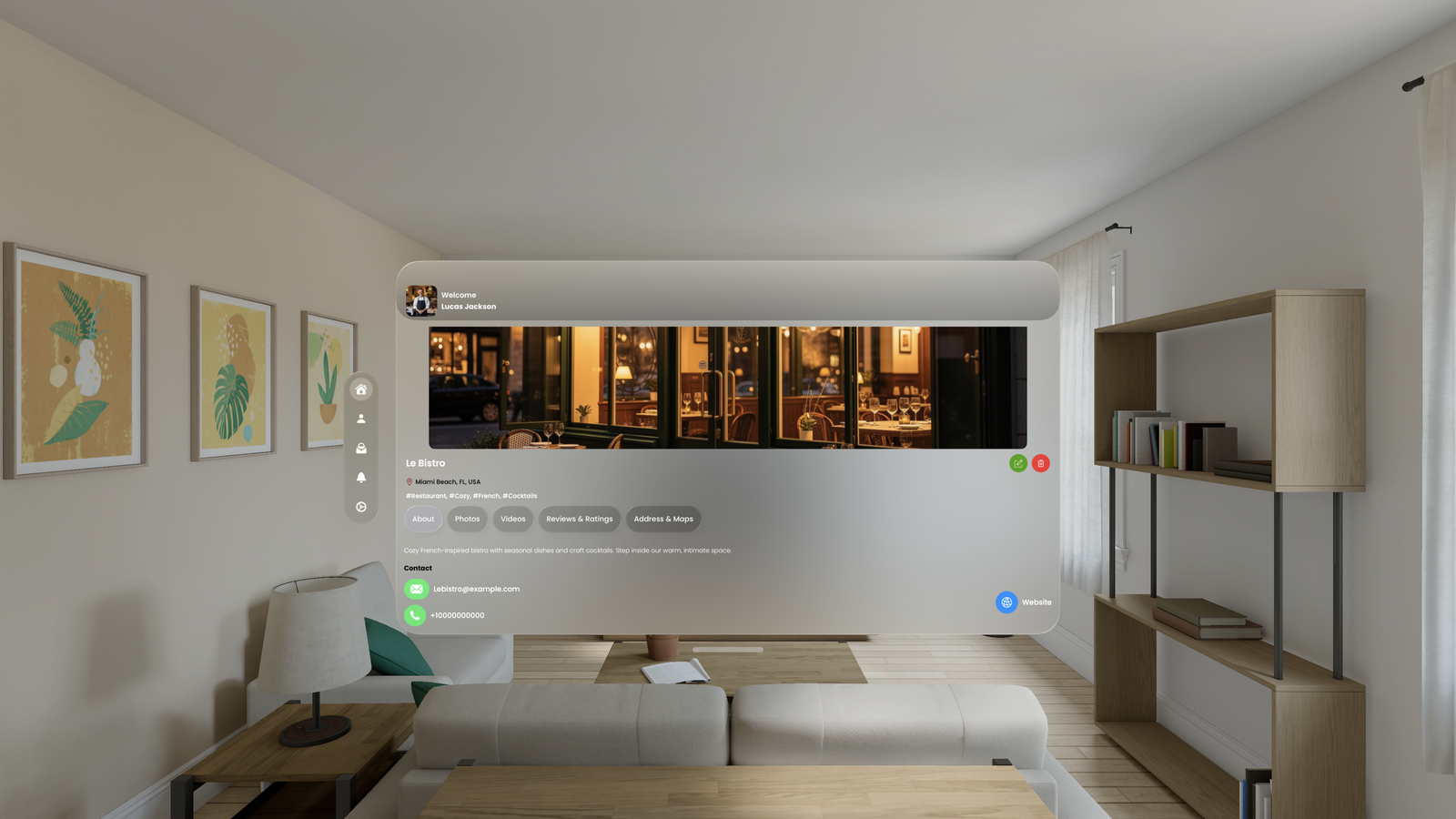 Expressif on visionOS — Explore