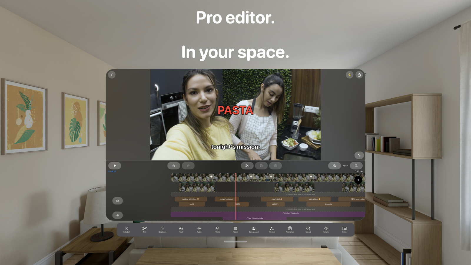 Monito on Apple Vision Pro